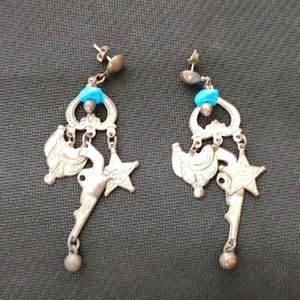 Country western rodeo charm earrings